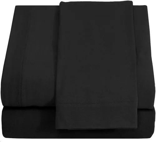 Miniatura 26 de Juego de sábanas Crescent Bedding de 100% algodón, extralargas, suaves y cómodas para cama de dos plazas