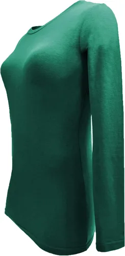 Miniatura 176 de Natural Uniforms Camiseta Under Scrub para mujer, cuello redondo, manga larga, paquete de 3, paquete múltiple de 3