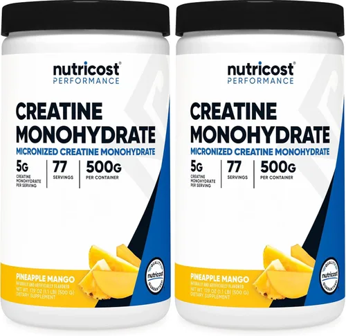 Miniatura 16 de Monohidrato de creatina Nutricost, 100 porciones, 0,18 oz por porción, monohidrato de creatina pura, Paquete de 1, 1