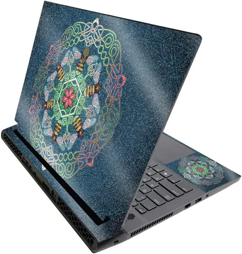 Miniatura 314 de MightySkins - Skin brillante con purpurina para Alienware M17 R3 (2020) y M17 R4 (2021) - Diversión de los años 90 Acabado duradero con purpurina