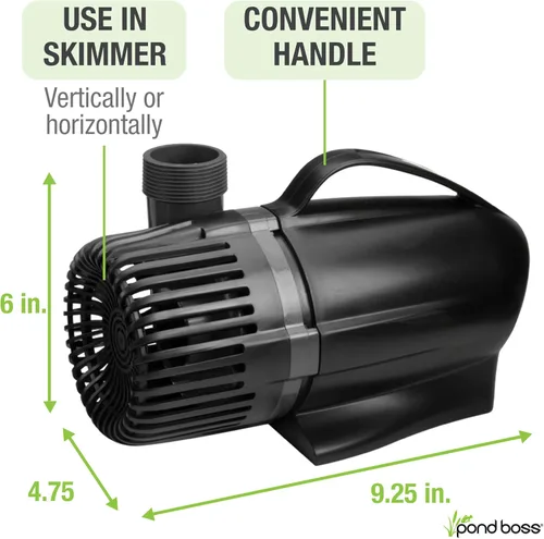 Miniatura 7 de Pond Boss Waterfall Pump, 2000 GPH