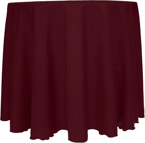 Miniatura 26 de Mantel reversible de satén Shantung de Ultimate Textile Majestic 96" redondo, Satin, Paquete de 2