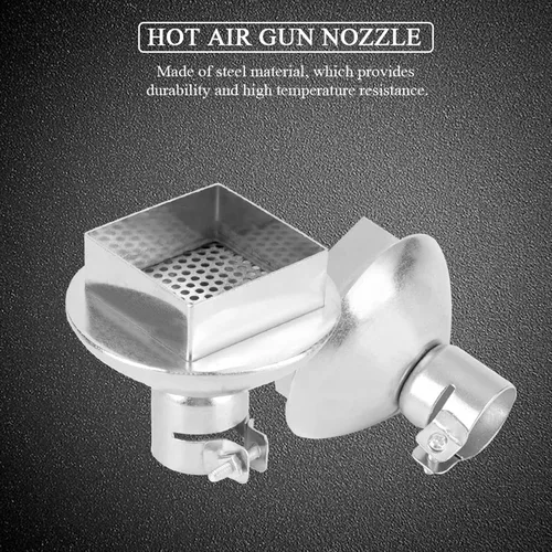 Miniatura 6 de YWBL-WH Boquilla de pistola de calor de acero para estación de soldadura de aire caliente 850, accesorio de herramienta de reparación BGA