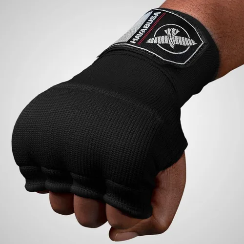 Miniatura 5 de Hayabusa Guantes de mano de gel rápido para boxeo Negro
