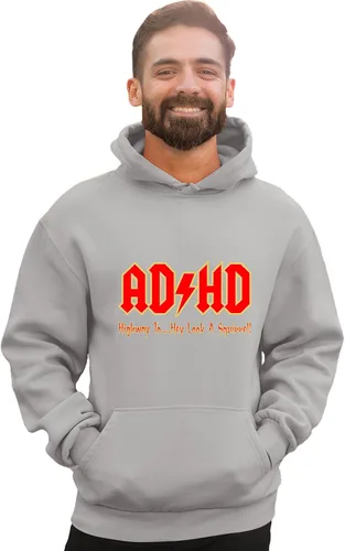 Miniatura 9 de Go All Out Sudadera con capucha para hombre y mujer con texto en inglés "Highway To Hey Look A Squirrel