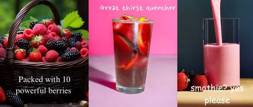 Mezcla de batido y jugo de frutas en polvo orgánico Superfood - Nutrientes ricos en antioxidantes. Salud digestiva, control de peso, refuerzo