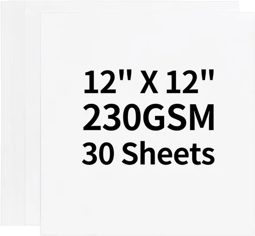 Miniatura 8 de Cartulina negra – 12 x 12 pulgadas, 85 libras, papel de cartulina perfecta para álbumes de recortes, manualidades, tarjetas de visita, 30 hojas