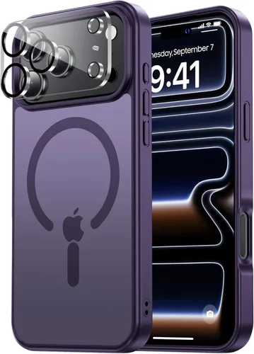 Miniatura 119 de Tigowos Magnetic Guardian - Funda diseñada para iPhone 11 Pro [probada en caídas de grado de 10 pies y compatible con MagSafe] Funda delgada Negro