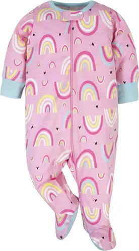 Miniatura 2 de Onesies Brand baby-girls 4-pack Sleep 'N Play Footies Multi Pack