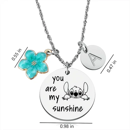 Miniatura 6 de MIXJOY Collar y tarjeta de felicitación con texto en inglés "You are My Sunshine", regalo de Navidad para niñas pequeñas, sobrina, hija, nieta