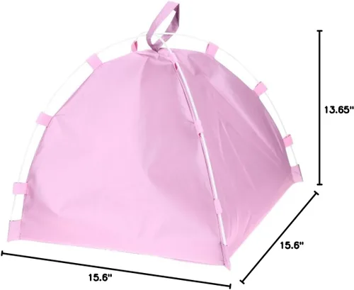 Miniatura 7 de Ochine Tienda de campaña impermeable para perros y gatos, portátil, plegable, resistente a la lluvia, casas duraderas para mascotas para viajes al