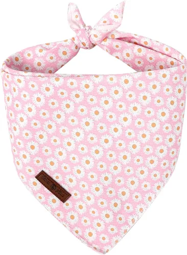 Miniatura 8 de lionet paws Bandana de conejo de Pascua para perros pequeños, medianos y grandes, pañuelo triangular para perros y gatos, bufanda para niñas y niños