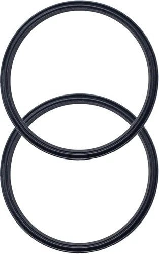 2 Pack - 20 & 10 oz Replacement Rubber Lid Ring, 3.3 Inch Diameter Gasket Seals, Black Lid Gasket Rings for Insulated Stainless Steel Tumbler fits