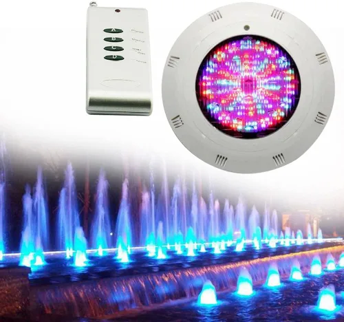Miniatura 3 de Luz de piscina LED de 18W 12V 3000LM RGB que cambia de color impermeable IP68 luces LED subacuáticas 30 ° fuente de piscina estanque lámpara