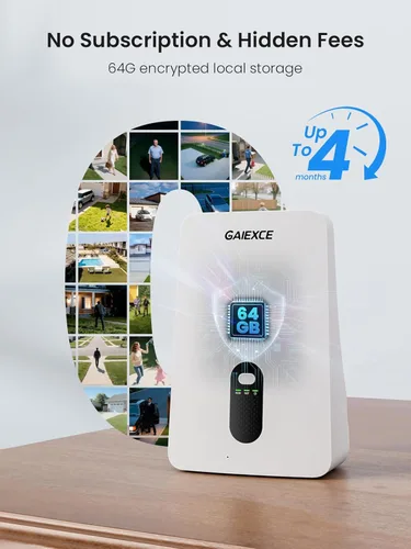 Miniatura 2 de Cámaras de seguridad solares inalámbricas para exteriores, kit de 4 cámaras expansible a 10H, cámaras sin suscripción para sistema de seguridad