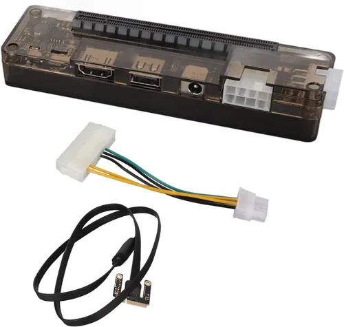 Miniatura 7 de GDC PCIe portátil externo independiente tarjeta de vídeo Dock soporte 6Pin externa discreta tarjeta gráfica base