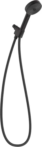 hansgrohe Pulsify S - Juego de Cabezal de Ducha de Mano Moderno 3-Spray PowderRain, IntenseRain, Masaje Pulsante con QuickClean con Manguera en Mate