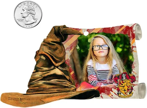 Miniatura 4 de Harry Potter - Sombrero clasificador Gryffindor - Carga de fotos personalizada - Sombrero de clasificación e impresión acrílica