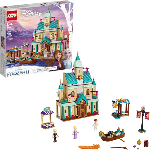 Miniatura 5 de LEGO Disney Frozen II Arendelle Castle Village 41167 - Juego de construcción de castillo de juguete con personajes populares de Frozen