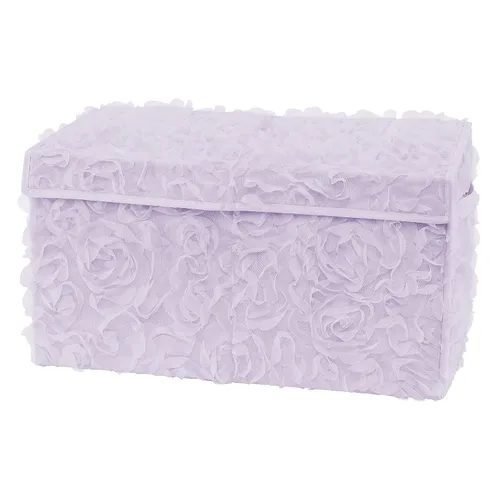 Miniatura 7 de Sweet Jojo Designs Caja de almacenamiento de juguetes de tela bohemia con arco iris para bebé, habitación de niños, color rosa pálido, oro rosa