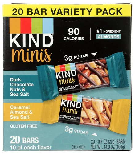 Miniatura 7 de Barras KIND, almendra y coco, sin gluten, bajas en azúcar, 1 unidad, paquete de 1