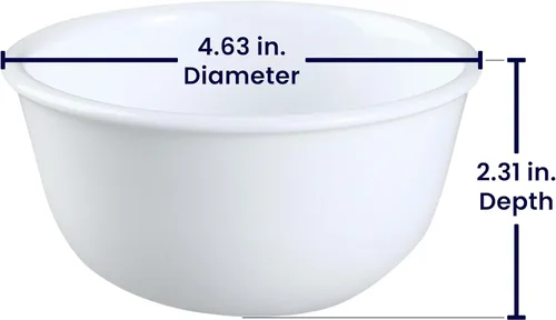 Miniatura 2 de Corelle Livingware Winter Frost White - Tazón de postre de 11 onzas (juego de 4) por Corelle Coordinates