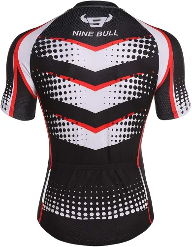 Miniatura 3 de Conjunto de camiseta de ciclismo para hombre, camiseta reflectante de secado rápido y pantalones cortos de ciclismo acolchados 3D, M