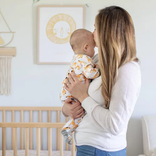 Miniatura 190 de Burt's Bees Baby - Pijama de una pieza para bebé, mameluco para dormir y jugar, algodón 100% orgánico, cremallera frontal
