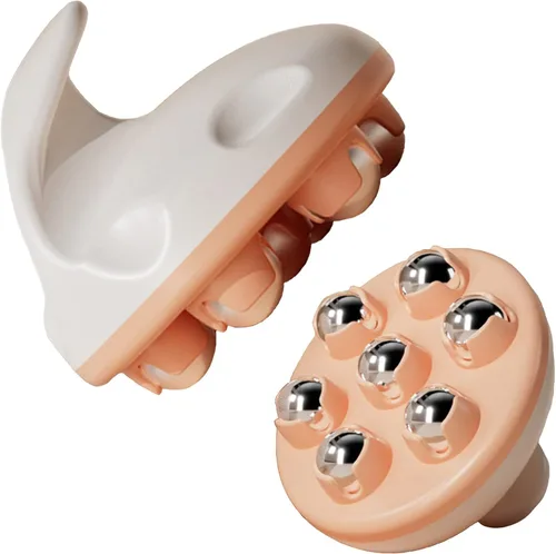 Miniatura 7 de WMM Masajeador de Mano, Herramienta de Masaje Corporal Completo con Masajeador de Bola de Rodillos Manual de 360 Grados para Alivio del Dolor