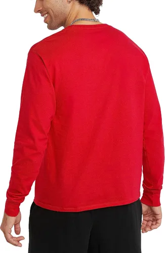 Miniatura 8 de Champion Camiseta de manga larga para hombre, camiseta clásica para hombre (regular o grande y alto)