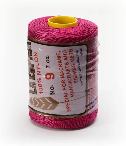 Miniatura 33 de N° 9 - 100% Cordón de Hilo de Nylon Omega para Tejer y Crochet - 01 Blanco