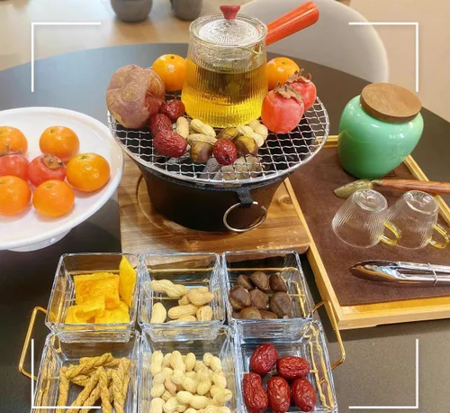 Miniatura 6 de Parrilla Hibachi de carbón de hierro fundido sazonado redondo