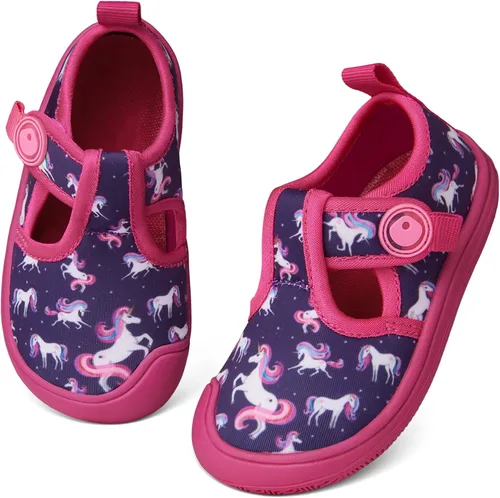 SEEKWAY Zapatos de agua para niños y niñas, secado rápido, antideslizantes, calcetines acuáticos, para playa, piscina, natación, deportes, sandalias