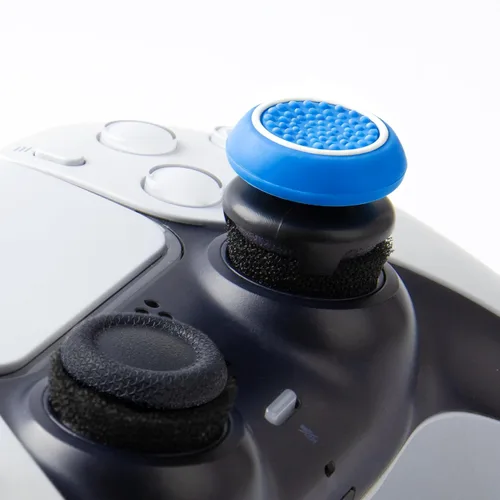 Miniatura 7 de Accesorios de control para PS5 Pulgar Grips Tapas de joystick con extensor de pulgar alto, cubiertas de repuesto para joystick, anillos de precisión
