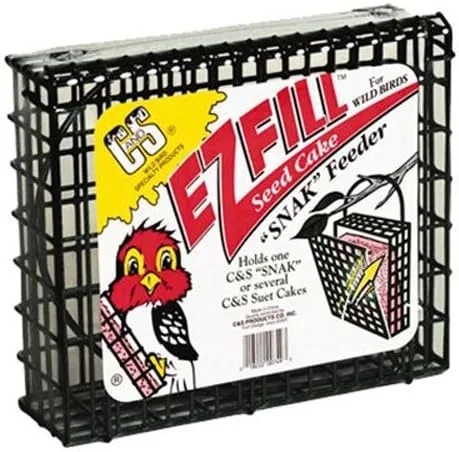 Miniatura 2 de C&S EZFill - Comederos para pastel de semillas "Snak" (paquete de 2)