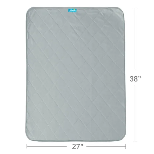 Miniatura 4 de Protector de colchón impermeable para cuna de 27 x 38 pulgadas, antideslizante y resistente, almohadilla de cama de incontinencia de 4 capas
