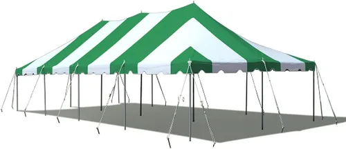 Miniatura 21 de TentandTable Tienda de campaña con toldo de alta calidad de 20 x 40 pies, rojo/blanco/azul, para exteriores, capacidad de 80 a 160 personas