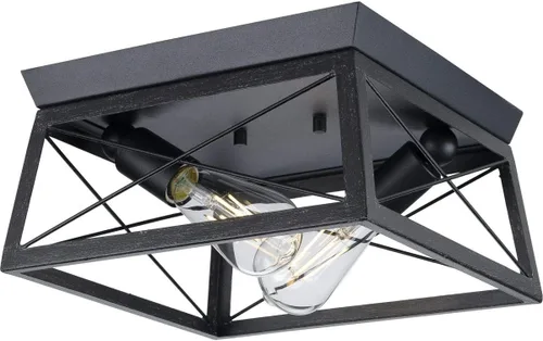 Miniatura 19 de Progress Lighting Briarwood Collection - Lámpara de techo de 1 luz, montaje empotrado para luces interiores de cocina, pasillo, dormitorio, sala