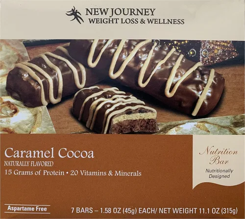 Miniatura 4 de New Journey Weight Loss & Wellness - Barra nutricional de alto contenido proteico (7 barras/caja)