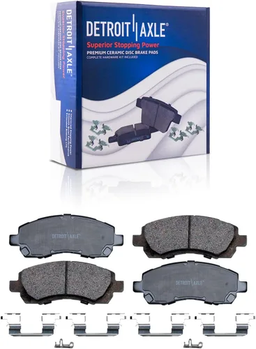 Miniatura 119 de Detroit Axle - Pastillas de Freno para Nissan Altima Sentra 350Z Juke INFINITI G35, Pastillas de Freno Cerámica Delanteras y Traseras Reemplazo