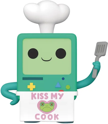 Miniatura 6 de Funko Adventure Time - Figura de vinilo BMO Cook Pop! (incluye funda protectora compatible con caja Pop Box)