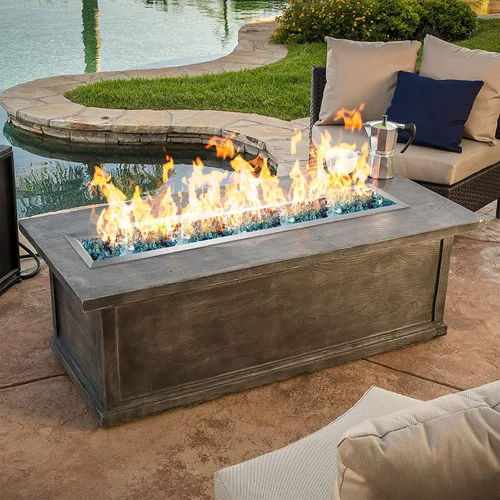 Miniatura 7 de Stanbroil 30" x 6" Sartén de caída lineal para hoguera con quemador de chorro mejorado, hoguera de gas natural o propano para exteriores, 54K BTU