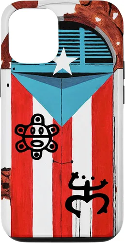 Miniatura 28 de Funda con diseño de bandera de Puerto Rico Coqui Sun Taíno, Boricua Pride Cover Case para iPhone 17