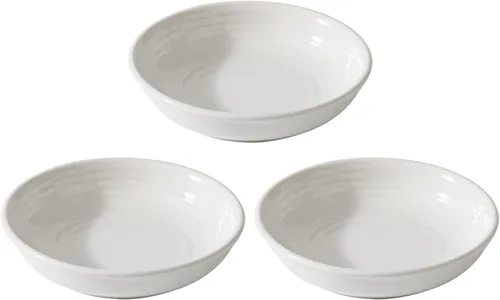 Miniatura 10 de Havniva Platos de cerámica anchos para gatos, juego de 3 cuencos de cerámica para gatos con huella de pata, plato antideslizante para alimentación