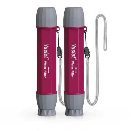 Miniatura 12 de Yuclet YWF01 Popote de Filtro Personal para Bebidas de Supervivencia, Purificador de Agua Portátil, Sistema de Filtración, Equipo y Suministros