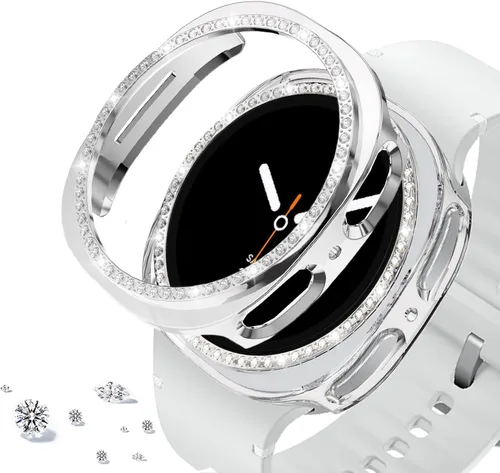 Miniatura 26 de DEALELE Paquete de 1 + 3 fundas y protector de pantalla compatible con Samsung Galaxy Watch FE / 5/4 de 1.575 pulgadas, funda protectora