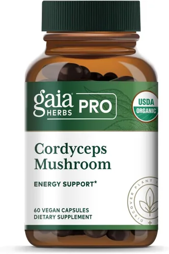 GAIA HERBS PRO Cordyceps Mushroom - 60 Caps