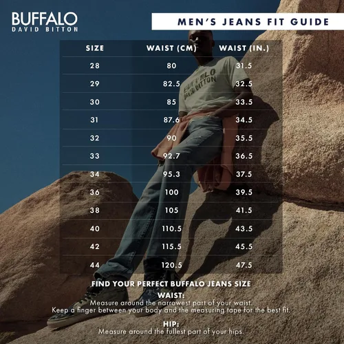 Miniatura 5 de Buffalo David Bitton Men's Relaxed Straight Driven Jeans