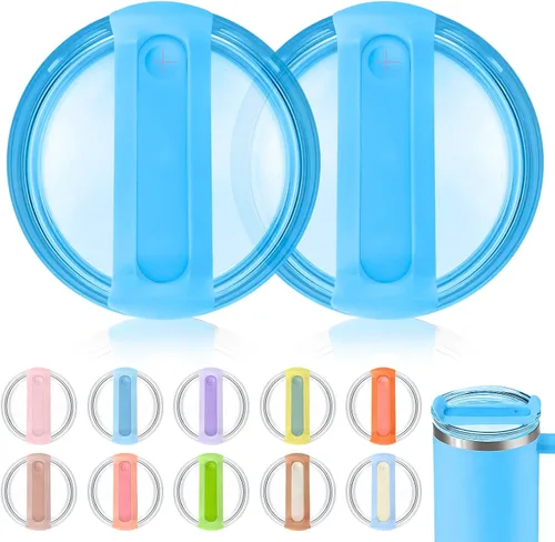 Miniatura 9 de Tapa de vaso de 40 onzas para Stanley, a prueba de derrames, resistentes a salpicaduras, funda de repuesto para accesorio de copa Stanley