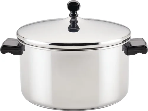 Miniatura 20 de Farberware Tapa clásica de acero inoxidable para freír, Sartén para saltear (2.75 cuartos de galón), Plateado